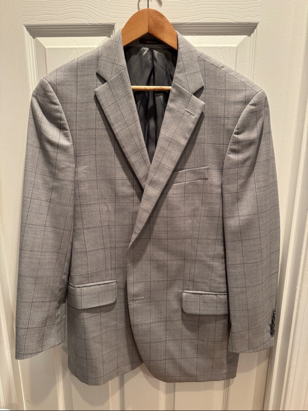 Peter Millar Gray Glen Plaid Sport Coat